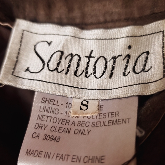 Vintage suede / crochet pants - Picture 3 of 3